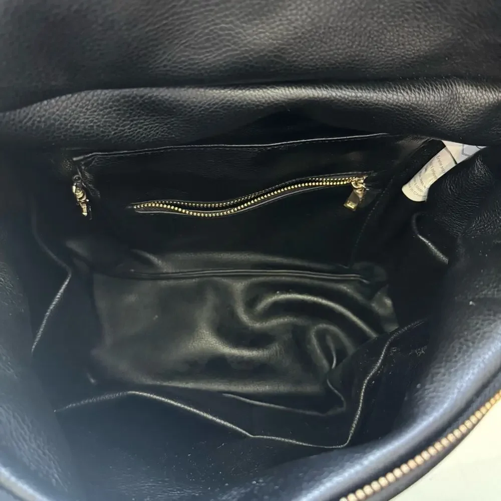 Fawn Design Black Large Diaper Bag Backpack Shoulder Bag